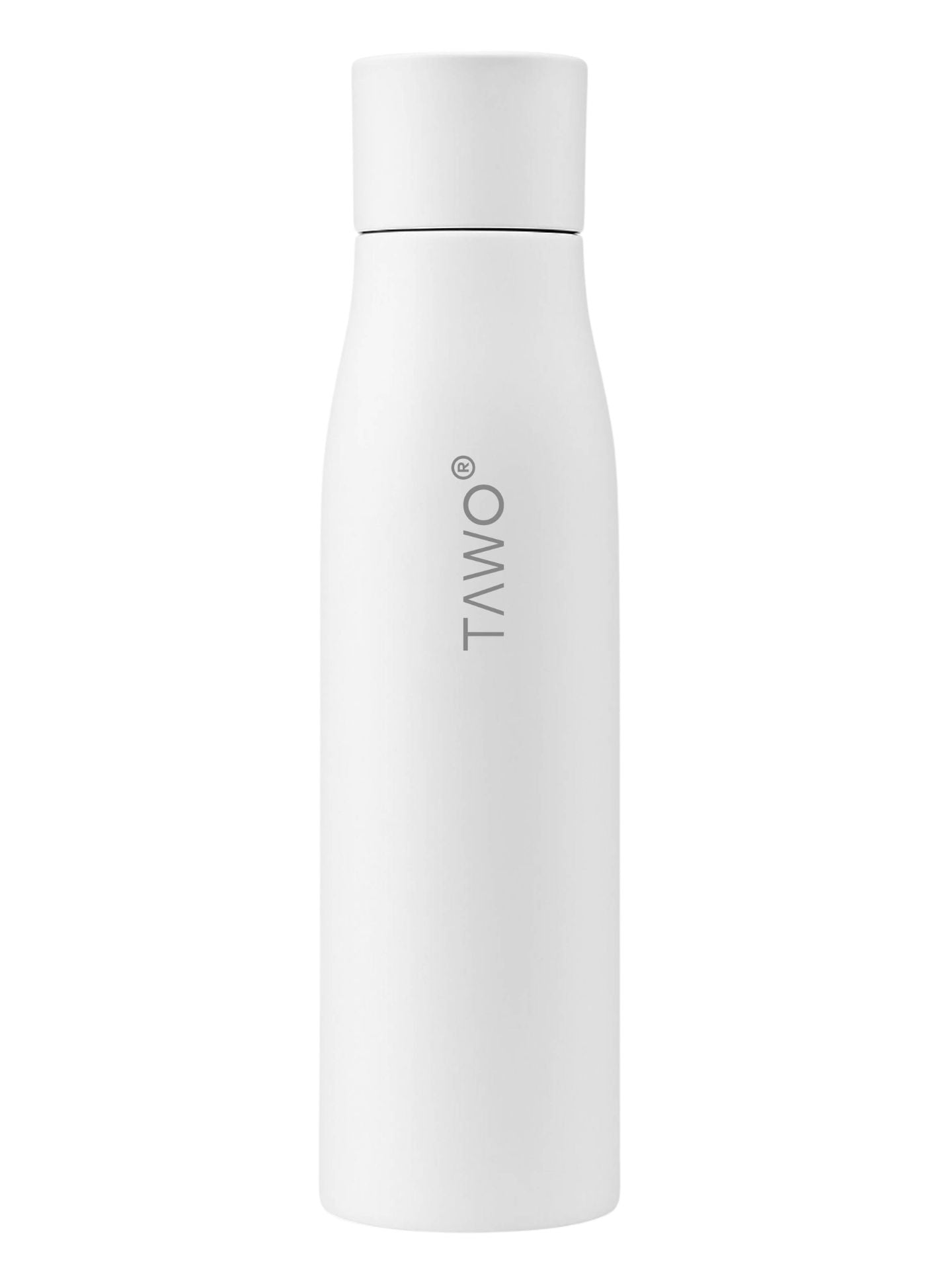 Botella Inteligente UV Autolimpiante TAWO® 750ml Blanco | Acero Inoxidable 316L