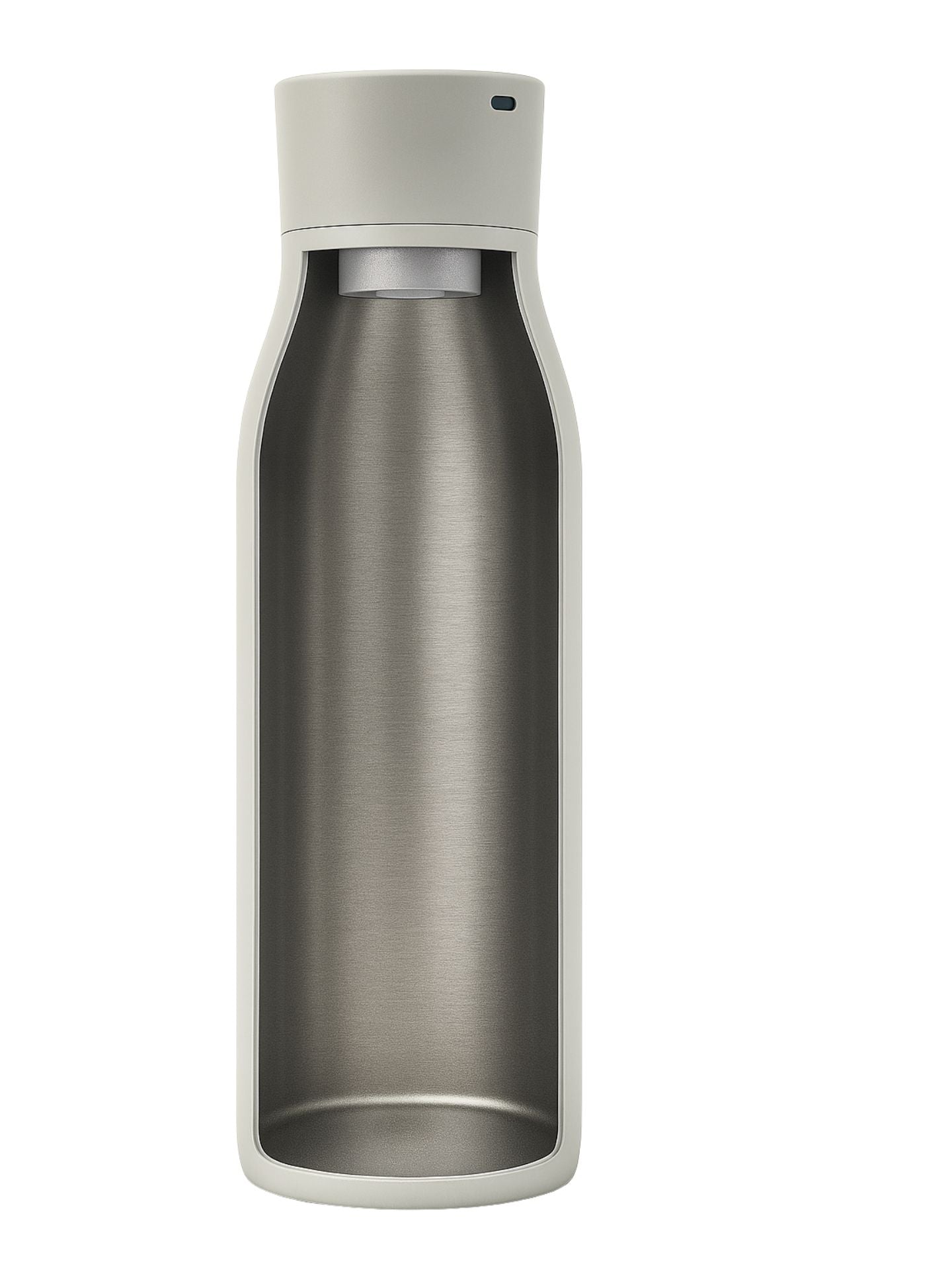 Botella Inteligente UV Autolimpiante TAWO® 750ml Blanco | Acero Inoxidable 316L