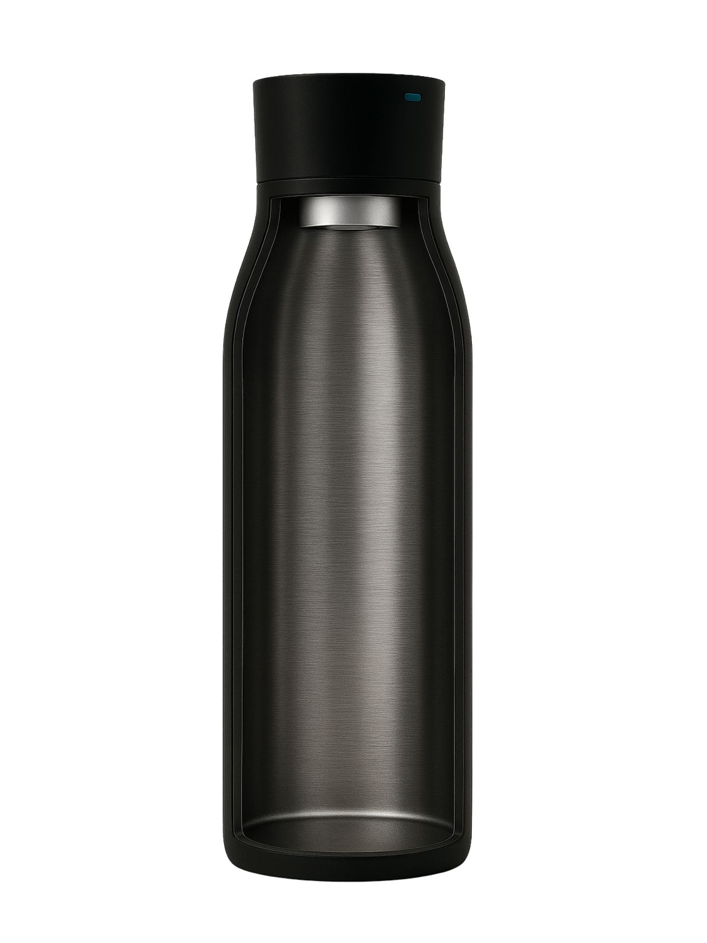Botella Inteligente UV Autolimpiante TAWO® 750ml Negro | Acero Inoxidable 316L