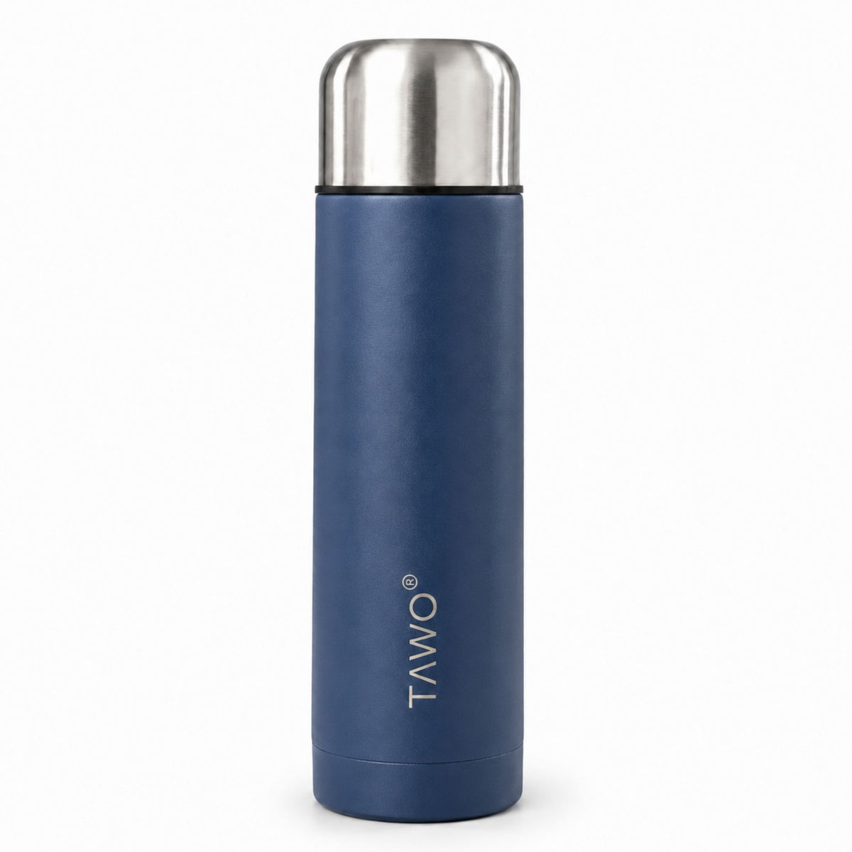 Termo Mate Autocebante Acero Inoxidable 2 en 1 Tawo 750 Ml - Azul Marino