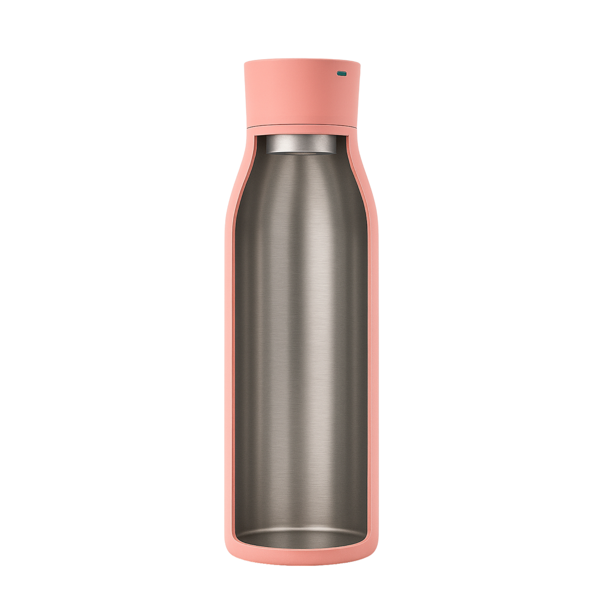 Botella Inteligente UV Autolimpiante TAWO® 750ml Rosado | Acero Inoxidable 316L